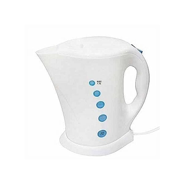 Tokyo Plastic Electric Kettle-1.7 Litres – White