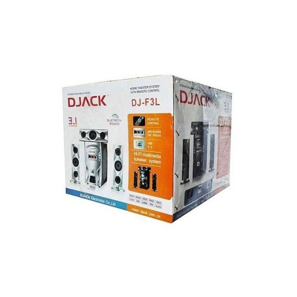 Djack 3.1 X-Bass Multimedia Bluetooth Woofers DJ-F3L- Black