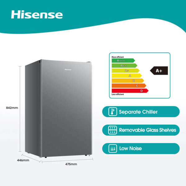 Hisense 120L Single Door Fridge | RR120DAGS