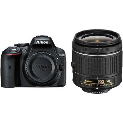 Nikon D5300 DSLR Kit + 18-55mm f/3.5-5.6G AF-P DX VR & 70-300mm f