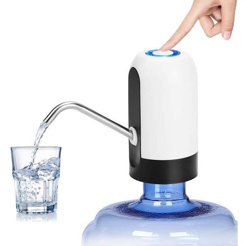 DOMINTY Electric Water Dispenser Color: Black/White YSJ-LMJPQ-US02SM