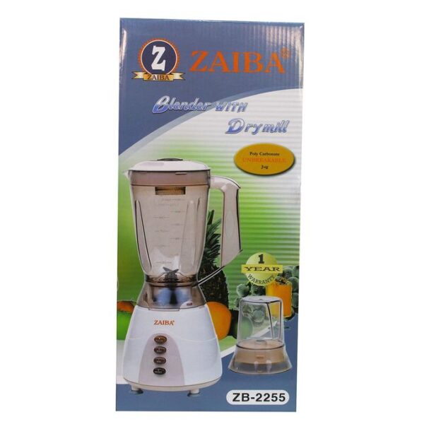 Zaiba 2 In 1 Blender, 1.5 Litres - Image 4