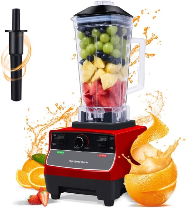 Buy 2 in1 Busy Commercial Blender 2 Liters - Red | Dombelo UG