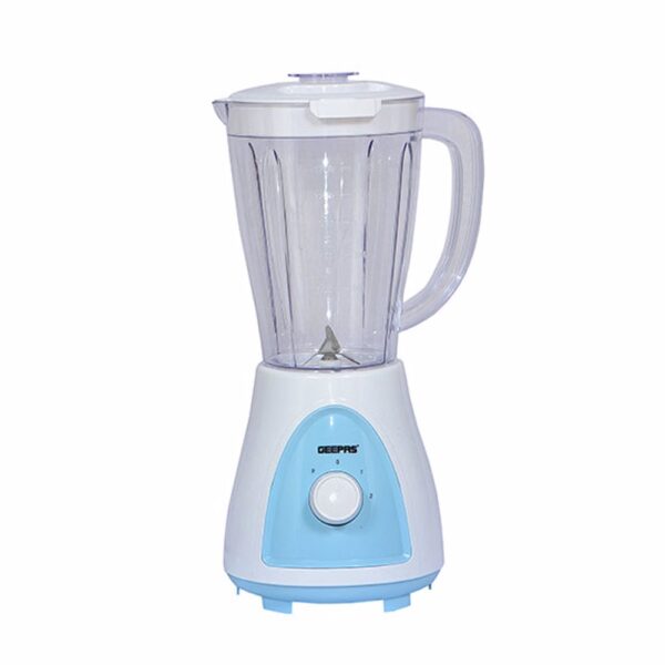 Geepas 2 IN 1 Blender, 1.5 Litres - White, Blue