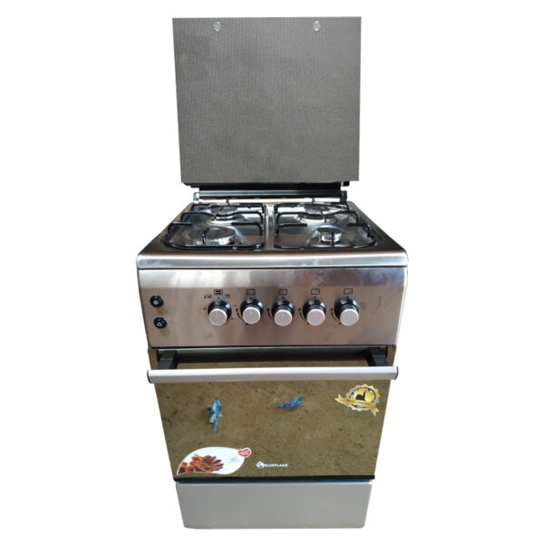 BlueFlame Cooker NL6040G 60x50cm 4 gas burners with gas oven, inox – stainless steel - Image 3