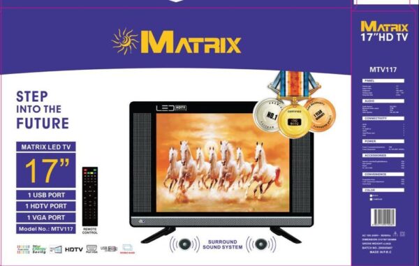 Matrix 17 inch Full HD Digital TV - Black - Image 4