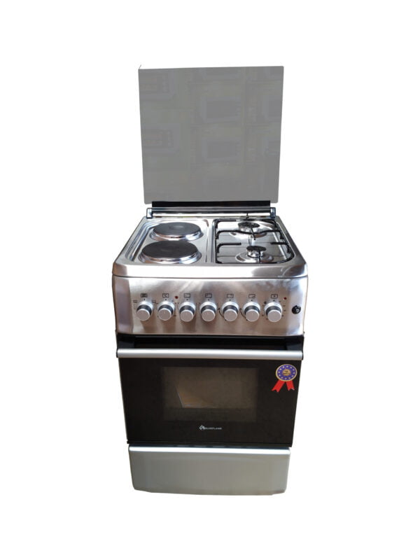 BlueFlame Cooker 50x55cm 2 gas burners and 2 electric plates with electric oven — SH5022E