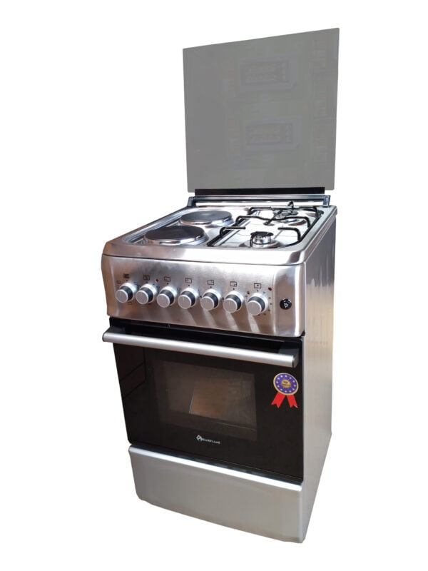 BlueFlame Cooker 50x55cm 2 gas burners and 2 electric plates with electric oven — SH5022E - Image 3