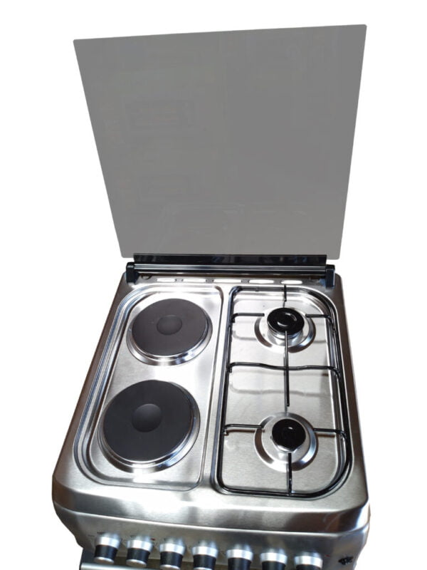 BlueFlame Cooker 50x55cm 2 gas burners and 2 electric plates with electric oven — SH5022E - Image 4