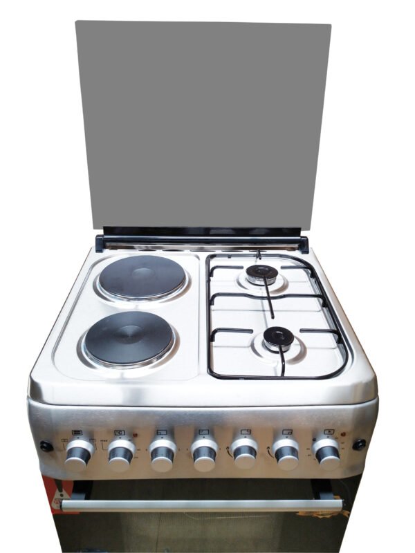 BlueFlame cooker S6022ERF – IP 60x60cm 2 gas burners and 2 electric plates with electric oven - Image 5