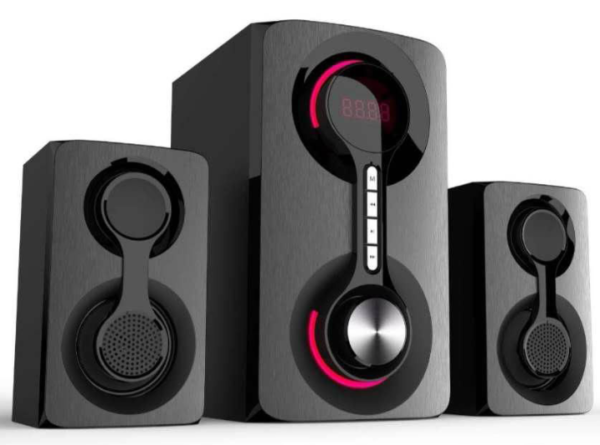 GlobalStar Global-star Home Speaker System 2.1 Channel GS-5502 Hifi Enabled - Black