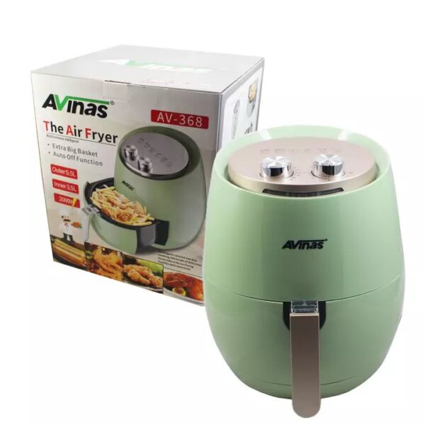 AVINAS AV-368 Multi-Cooker Electric Oil Free Double Pot Air Fryer 5.5L - Image 2