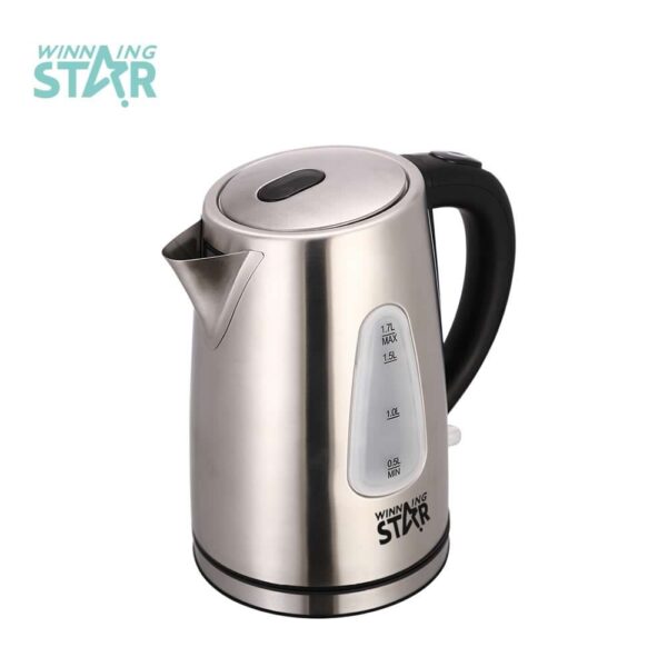 Winning Star 1.7L Eletric Kettle ST-6003 - Silver - Image 4