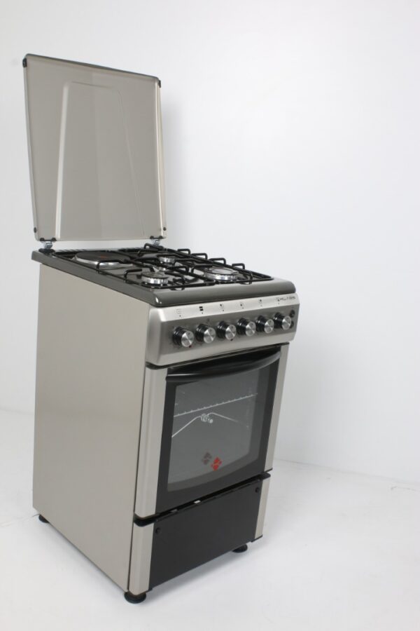 Klass 3Gas + 1Electric 50X60 Cooker With Electric Oven - Grey - Image 2