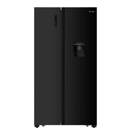 black mirror finish fridge