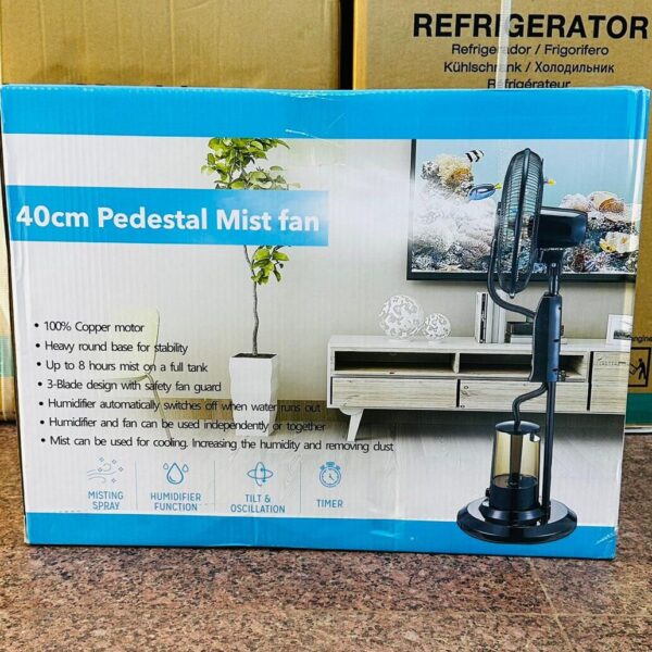 40cm Pedestal Mist Fan