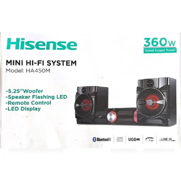 Hisense HA450 2.0 Channel Stereo Mini HiFi System