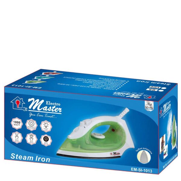 Electro Master Steam Flat Iron Box - 1800W