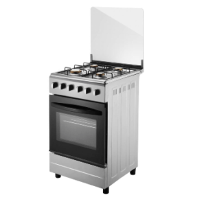 Globalstar 4 Gas Standing Cooker + Gas Oven - Silver