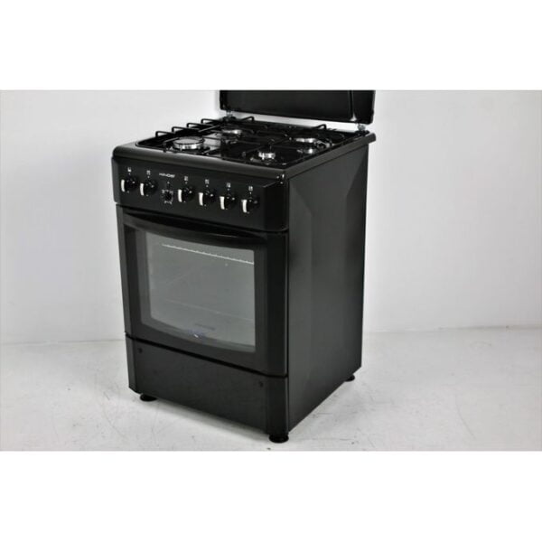 Kings 4 Gas Standing cooker 50x50cm Full Gas - Black - Image 5