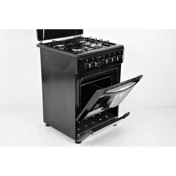 Kings 4 Gas Standing cooker 50x50cm Full Gas - Black - Image 6