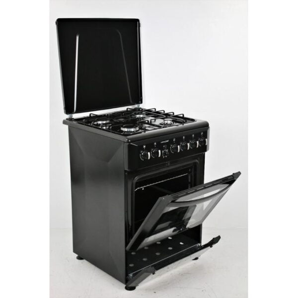 Kings 4 Gas Standing cooker 50x50cm Full Gas - Black - Image 9