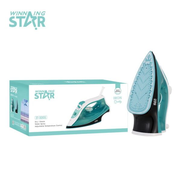 WinningStar Steam, Dry & Water Spray Flat Iron - Blue - Image 5