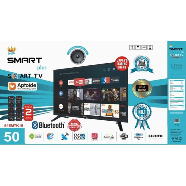 Smart Plus 50 Inch Frameless 4K Ultra HD Smart TV - Image 4