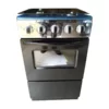 Spark 4 Gas Burners Cooker 50x50cm Full Gas - Black