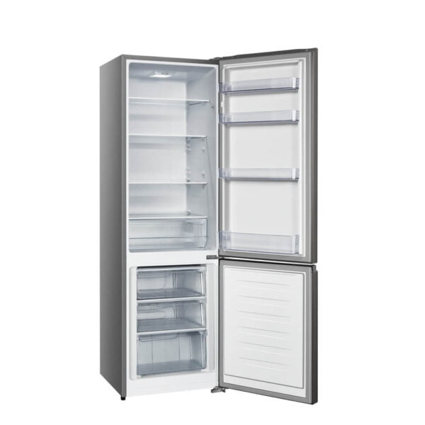 Sayona 235L Double Door Bottom Freezer Refrigerator - Grey - Image 2