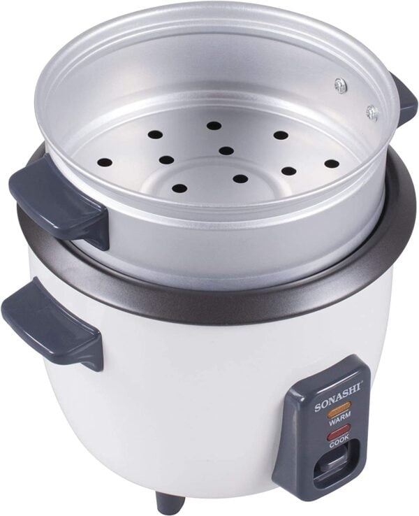 Sonashi 1.8L Rice Cooker With Steamer SRC-318 - Image 4