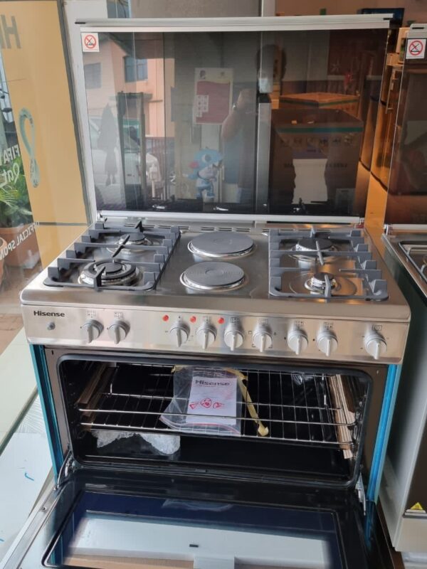 Hisense 4 Gas Burners + 2 Electric Cooker HF942GEES 2