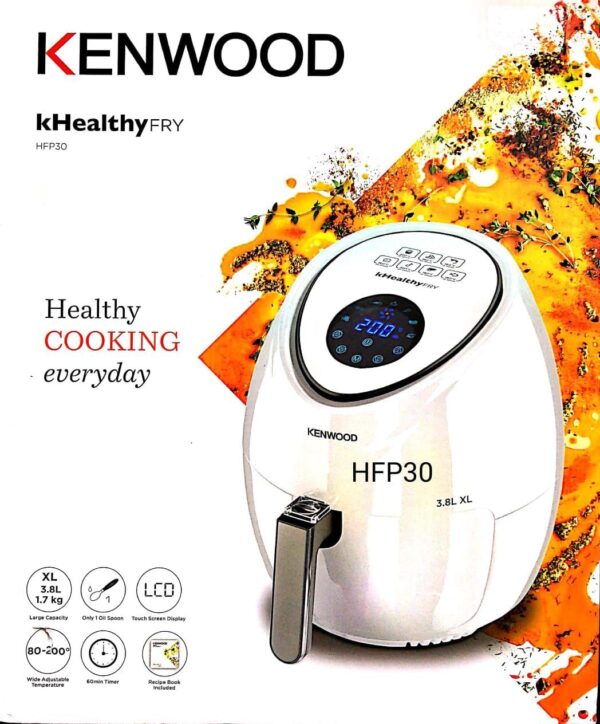 Kenwood Air fryer Large 3.8litre/1.74kg Capacity HFP30 - Image 3