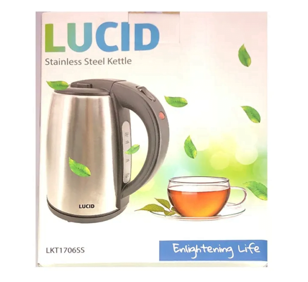 Lucid Cordless Stainless Steel Kettle - LKT 1706SS - Image 3