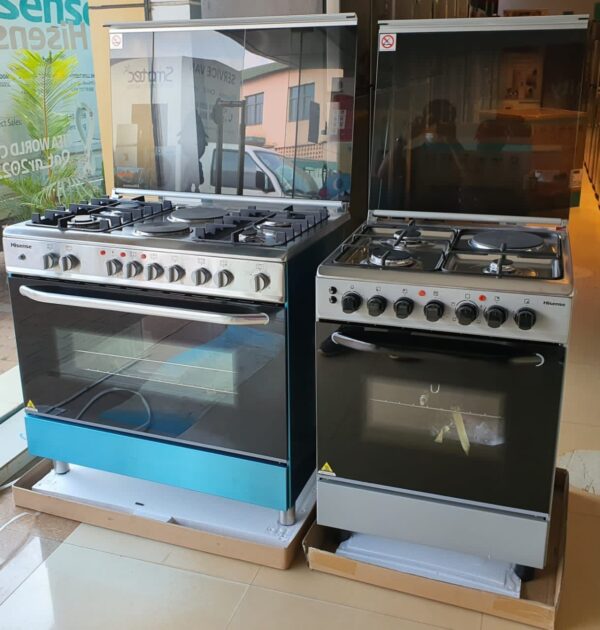 Hisense 4 Gas Burners + 2 Electric Cooker HF942GEES