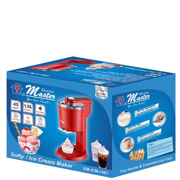 Electro Master Ice Cream Maker EM-ICM-1461