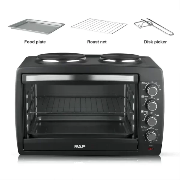 RAF 55 Litres Electric Oven with 2 Hotplates | R.5317