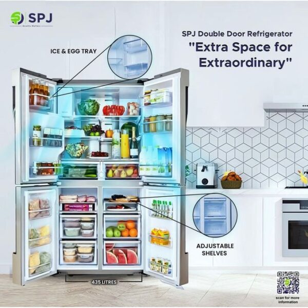 SPJ 559L 4 Door Refrigerator With Water Dispenser