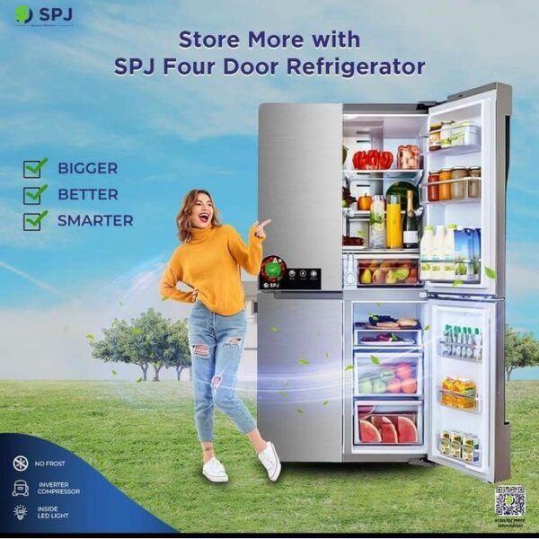 SPJ 559L 4 Door Refrigerator With Water Dispenser