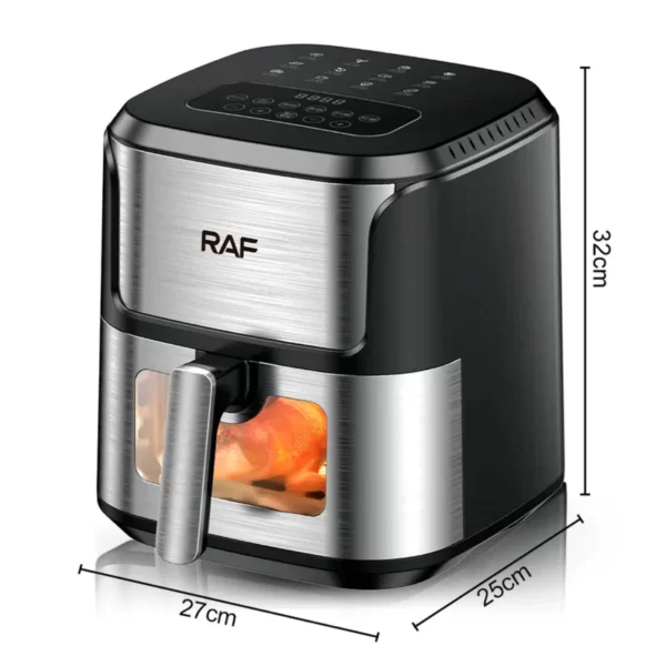 RAF 6.8 Litres Multifunctional Digital Air Fryer 1600W | R5328