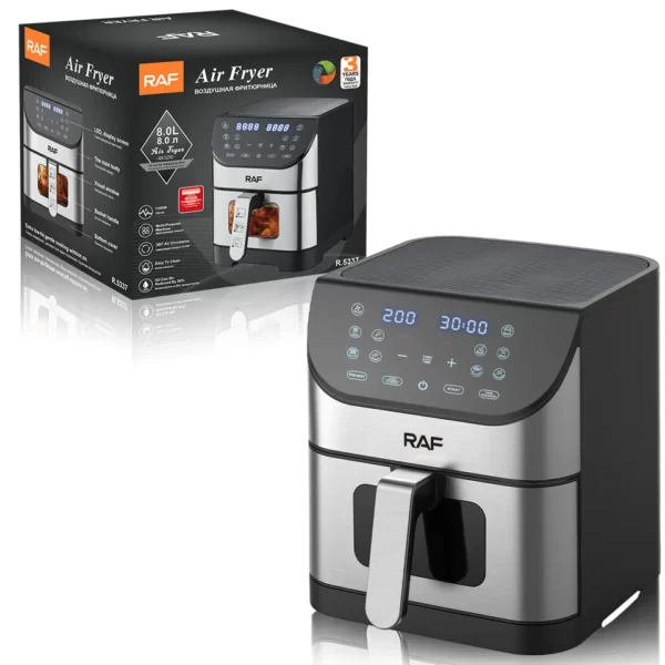 RAF 8 Liters Digital Air Fryer 1500W | R5337