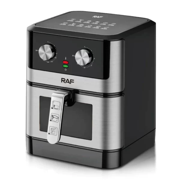 RAF 8L Easy-to-Use Digital Air Fryer – Black