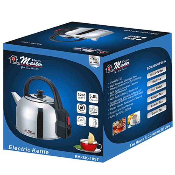 Electro Master EM-SK-1097 5 Litre Electric Kettle