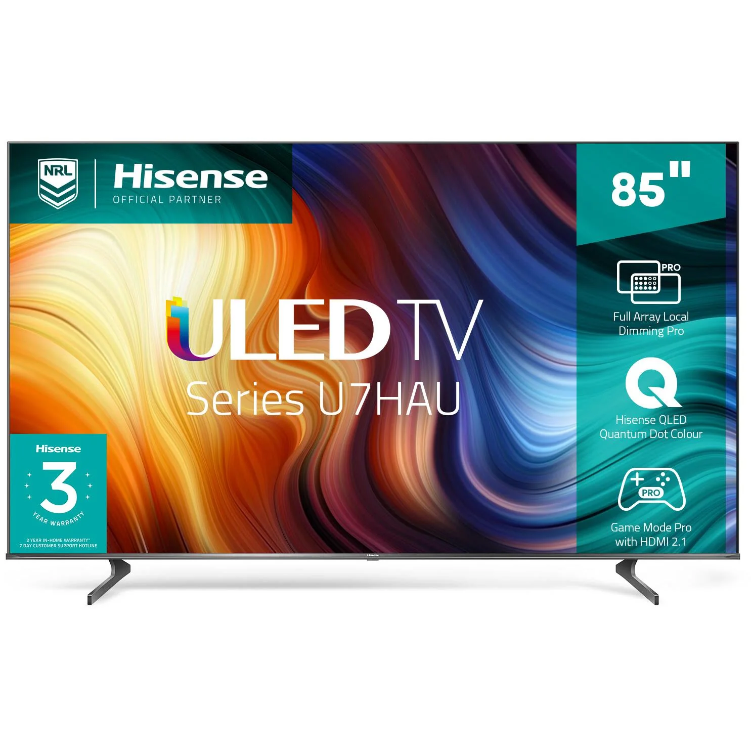 Hisense 85 Class U7H Series Quantum ULED 4K UHD Smart Google TV