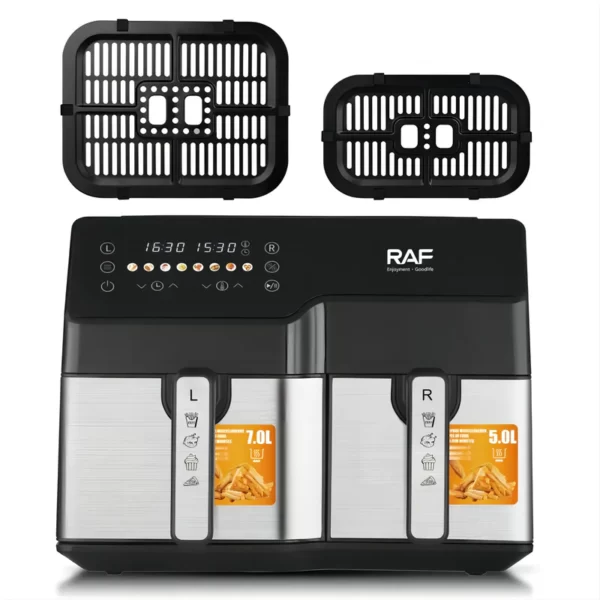 RAF 12L Dual Baskets Digital Air Fryer | R.5342