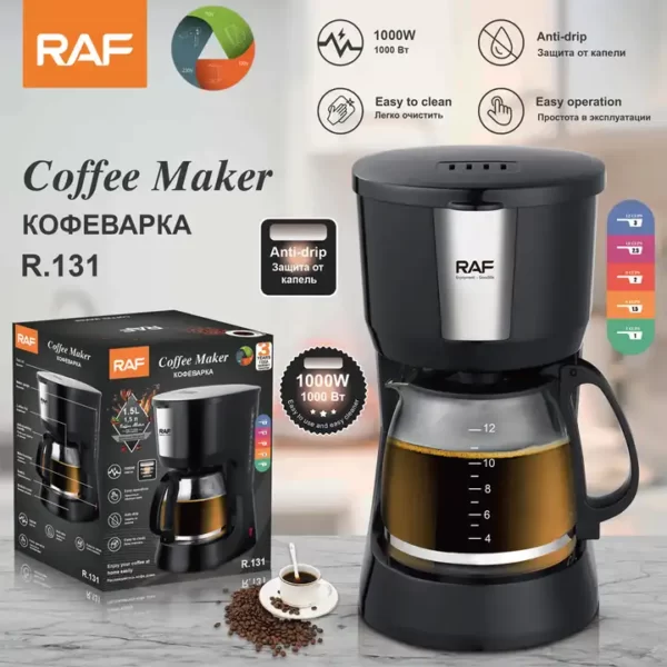 RAF Coffee Maker Machine 12 Cups | R.131