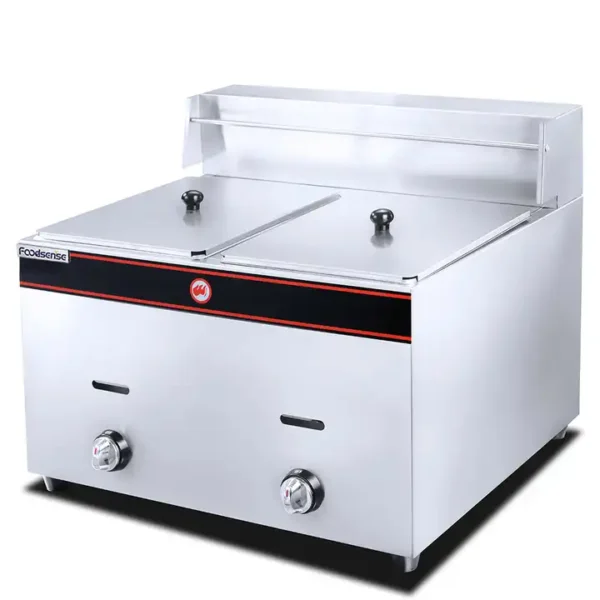 Double Gas Deep Fryer - Commercial (12 Litres)