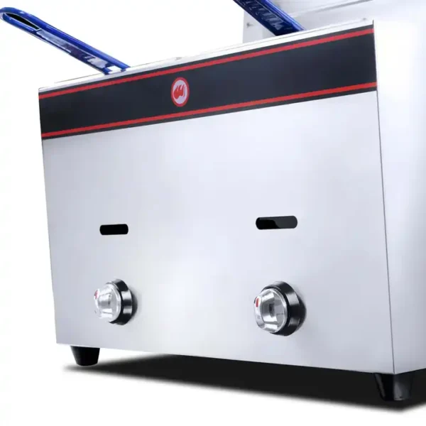 Double Gas Deep Fryer - Commercial (12 Litres)