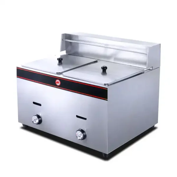 Double Gas Deep Fryer - Commercial (12 Litres)