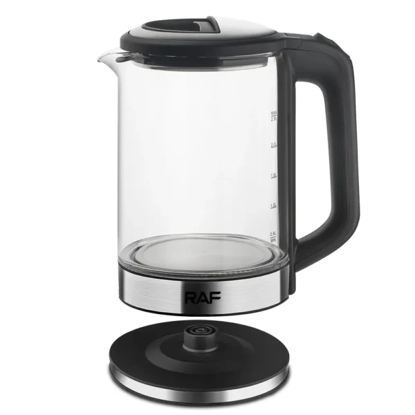 RAF 2.5L Automatic Switch off Electric Kettle/ Water Heating Glass Body Jug